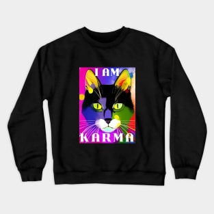 Karma Is A Cat My Dear Crewneck Sweatshirt